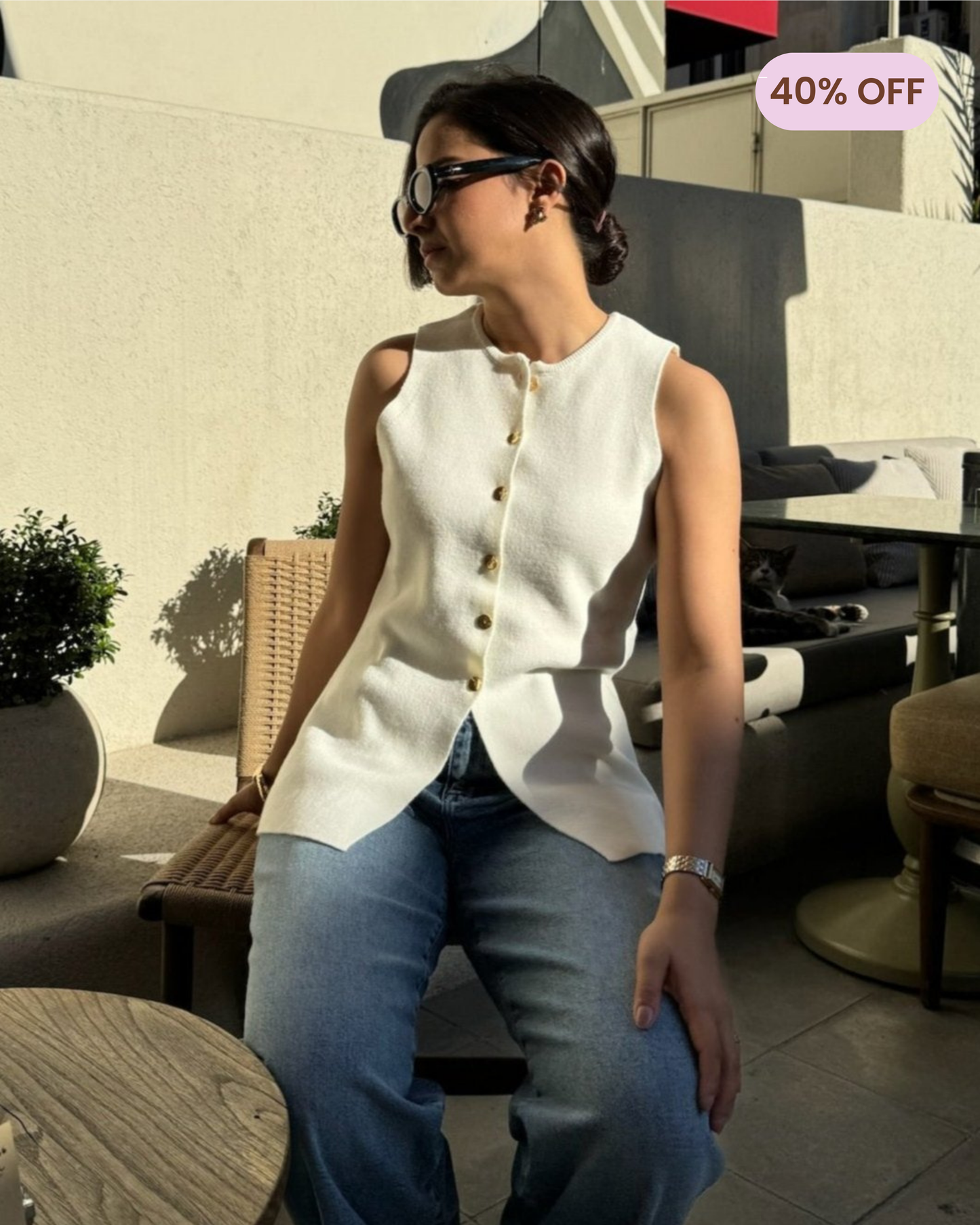 Miss White Top