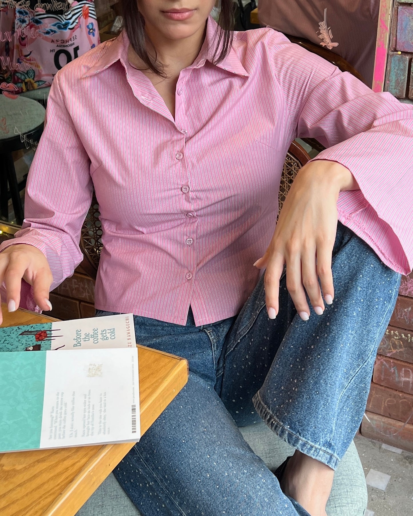 Pink Pinstripe Buttondown
