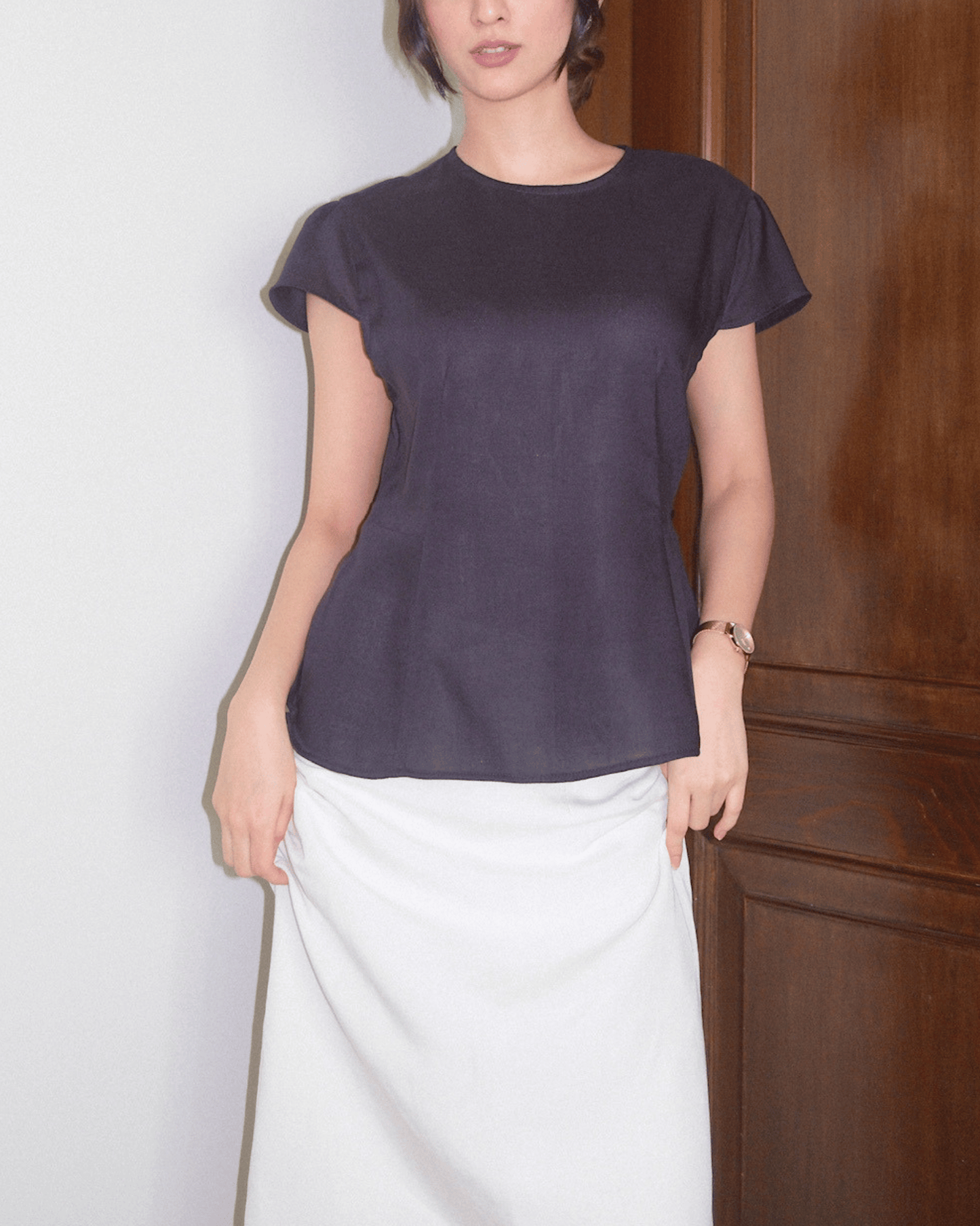 Midnight Tie Back Top