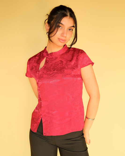 Red Mandarin Top