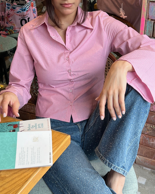 Pink Pinstripe Buttondown
