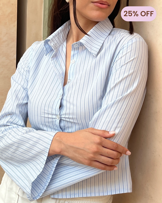 Blue Pinstripe Buttondown